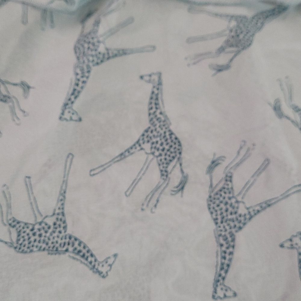 Final Touch Light Blue Giraffe Patterned Camisole… - image 5